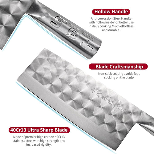 Effortless Precision Meat Cleaver